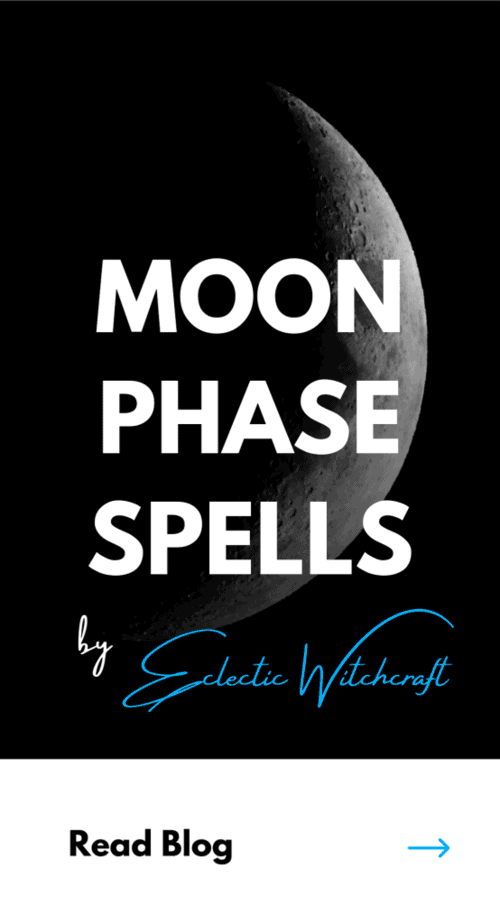Moon phase spells and how to use the moon phases in your witchcraft. #witch #pagan #wicca #witchcraft