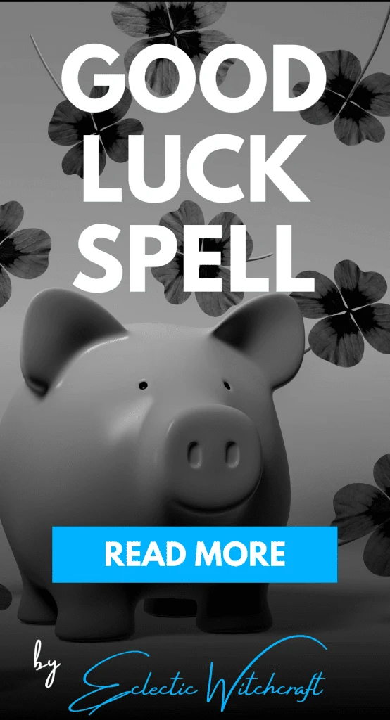 GET GOOD LUCK with this easy spell. Good luck gifts. #witch #witchcraft #pagan #wicca