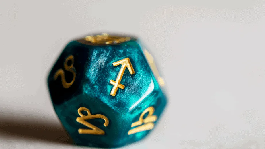 Decorative image of astrology dice: How to use astro dice for divination
