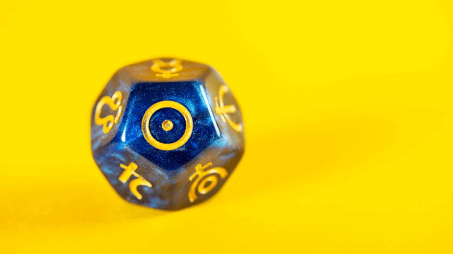 Decorative image of astrology dice: How to use astro dice for divination