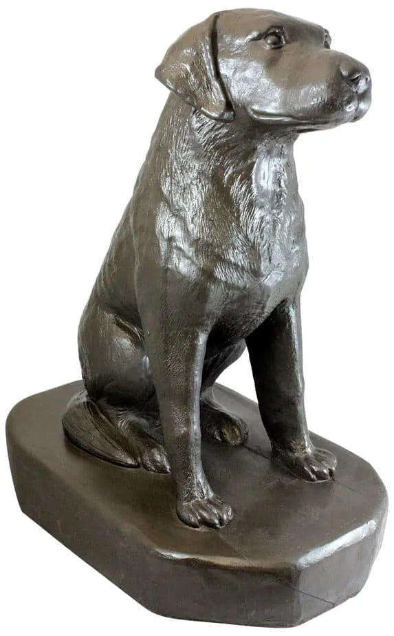EMSCO Sitting Labrador Dog Statue