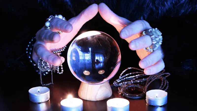 Use herbs for divination to help with your crystal ball scrying