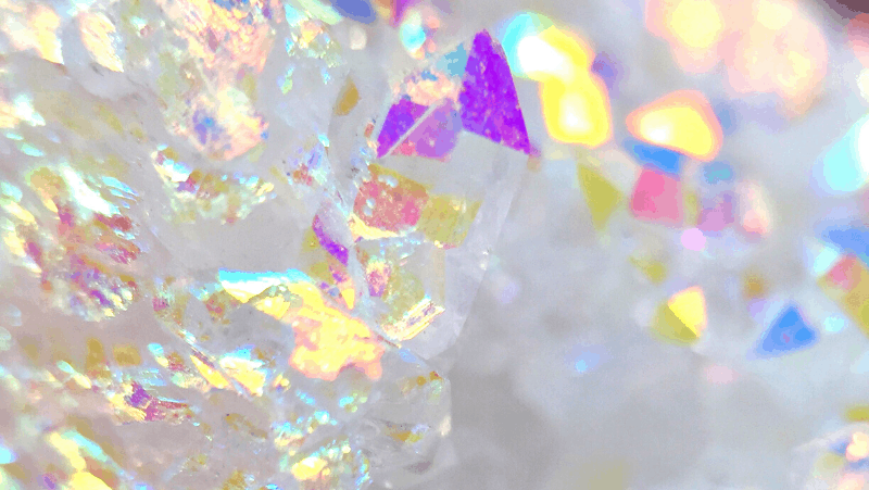 Angel aura crystal clusters
