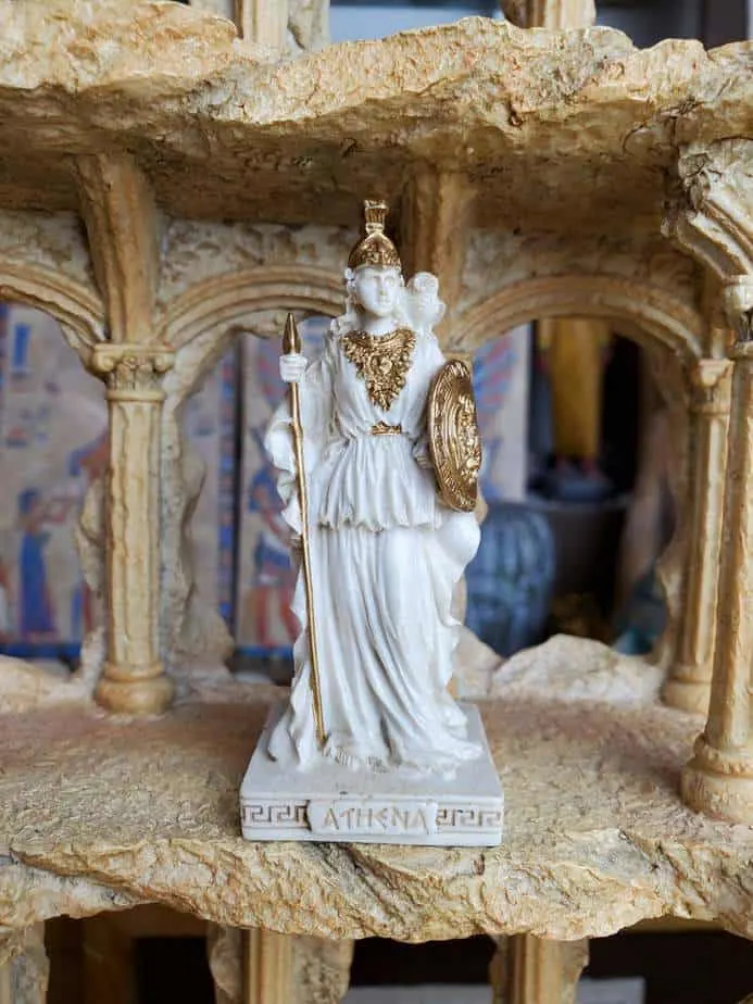 Vintage Athena Mini Statue