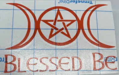Blessed Be Pagan Wiccan Decal