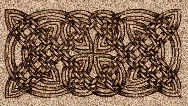 An ornate celtic knot