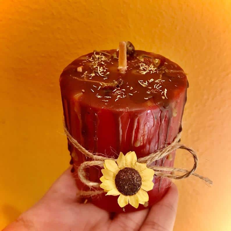 Autumn Ritual Spell Candle