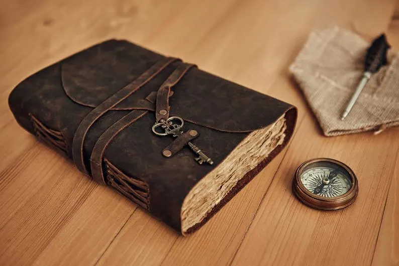 Leather Book Of Shadows Journal