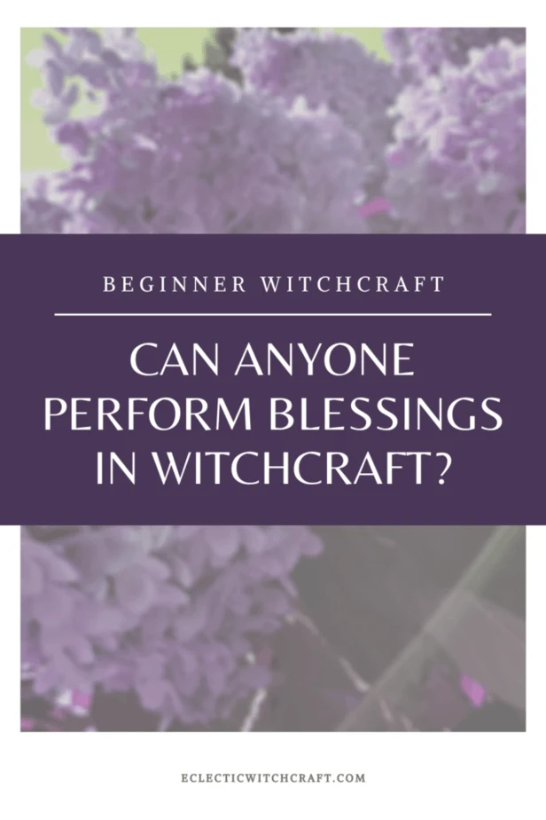 Can anyone perform blessings in witchcraft? Hydrangeas on a green background.