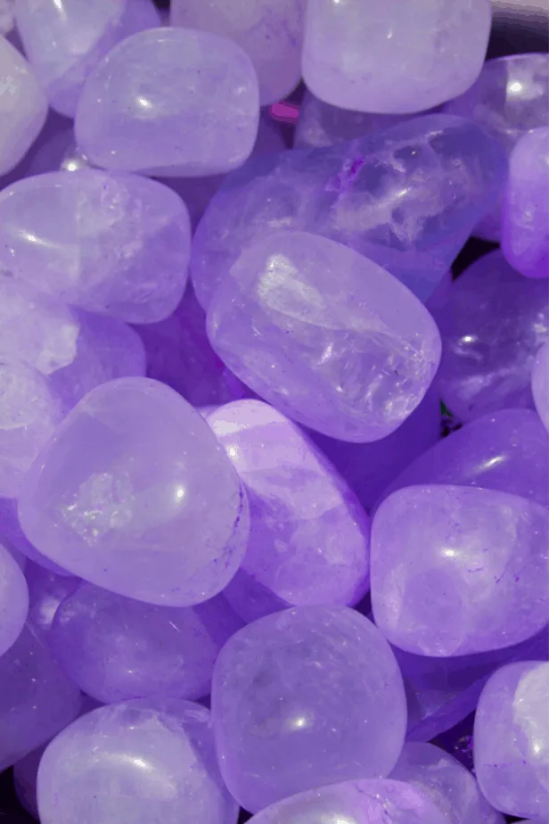 Lavender Phosphosiderite crystals