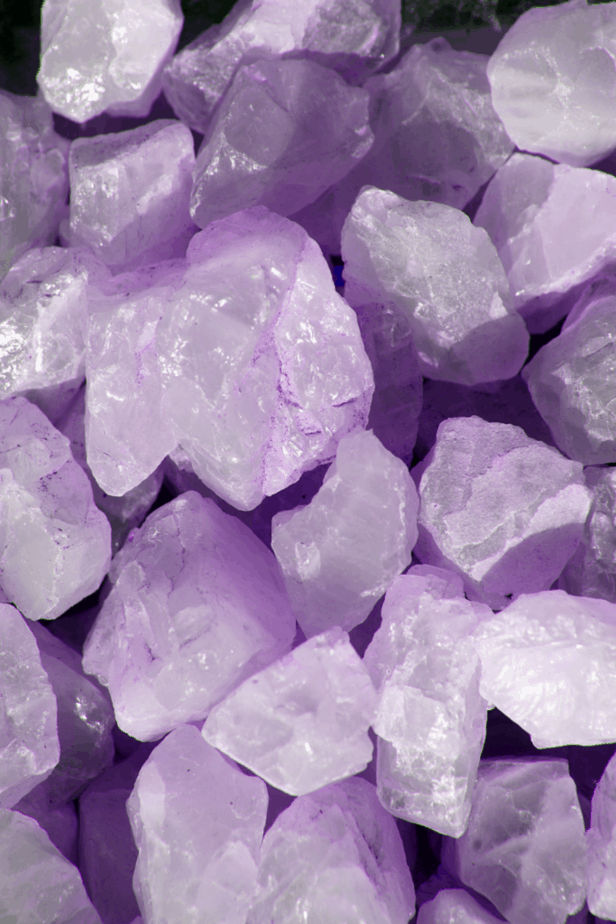 Lavender Phosphosiderite crystals