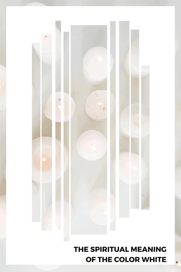 White candles. The spiritual meaning of the color white.
