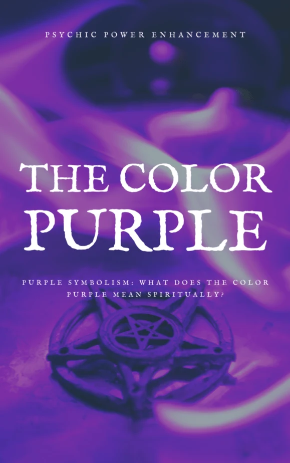 A purple pentacle on fire