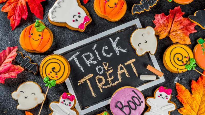 Trick or treat Halloween treats