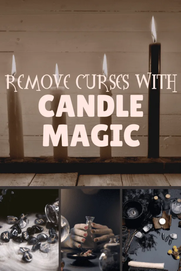 White and black candles. Runes on amethyst stones. A potion. A wet altar.