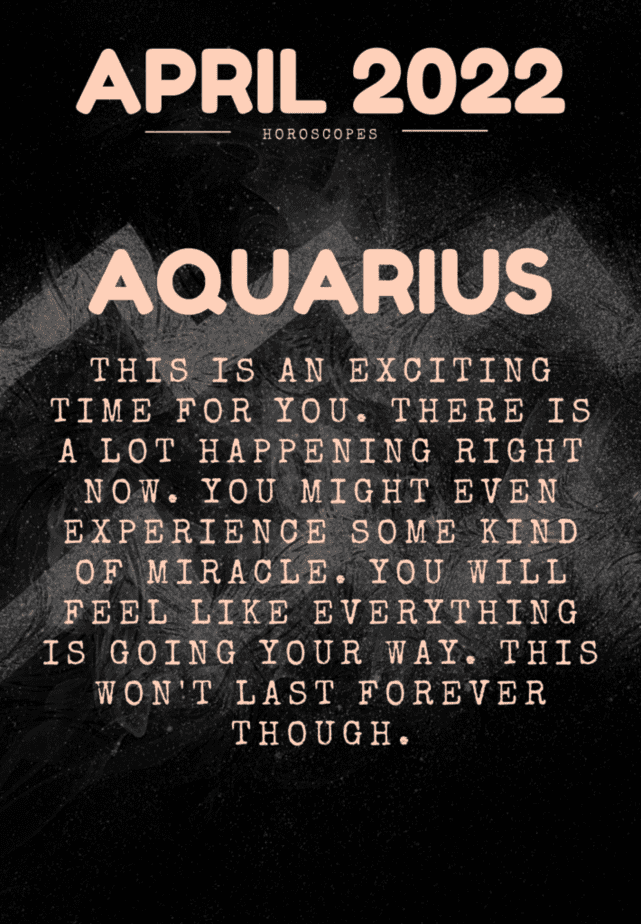 Aquarius astrology and horoscope