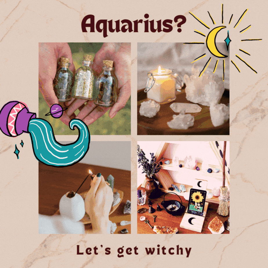 Witchy Aquarius Gifts On Etsy