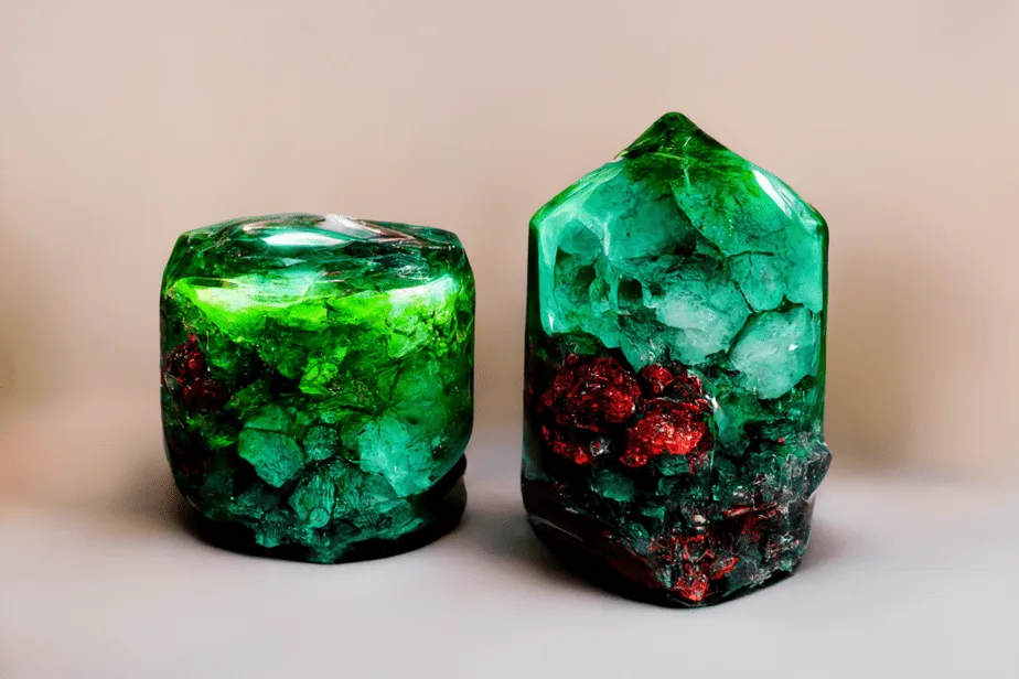 Ruby Zoisite crystals