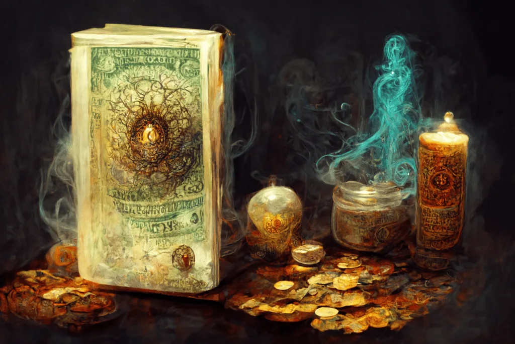 Money magick digital painting