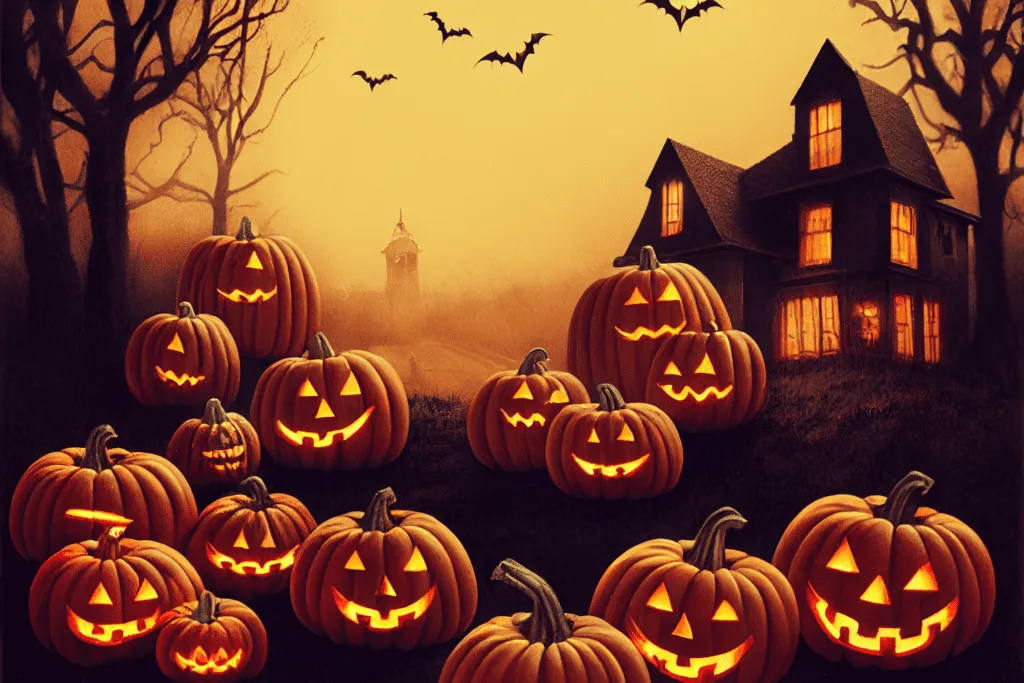 Jack o lantern pumpkins for Halloween