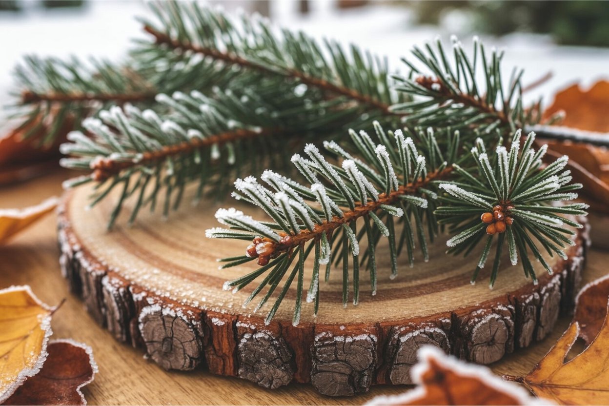 Evergreen needles are adapted to photosynthesize through winter cold without excessive water loss, staying alive and green when broad-leaved trees go dormant. This observable winter survival is the physical basis for every "eternal life" and "endurance" association that shows up in Yule traditions across cultures.