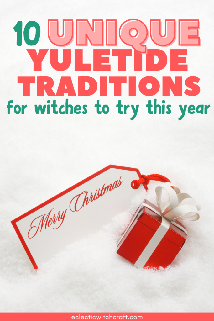 Yule season decor and tradition ideas for witches
