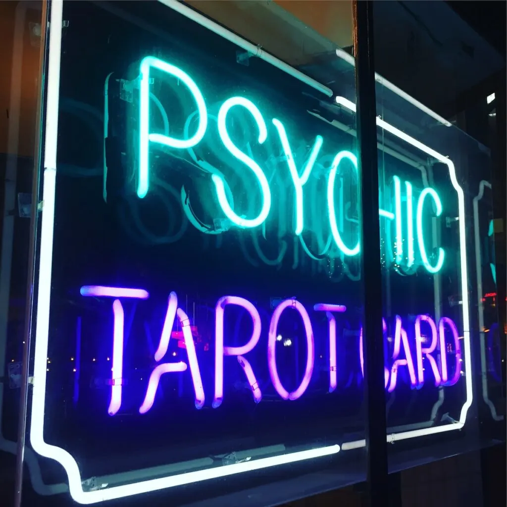 Psychic Tarot Card LED light
