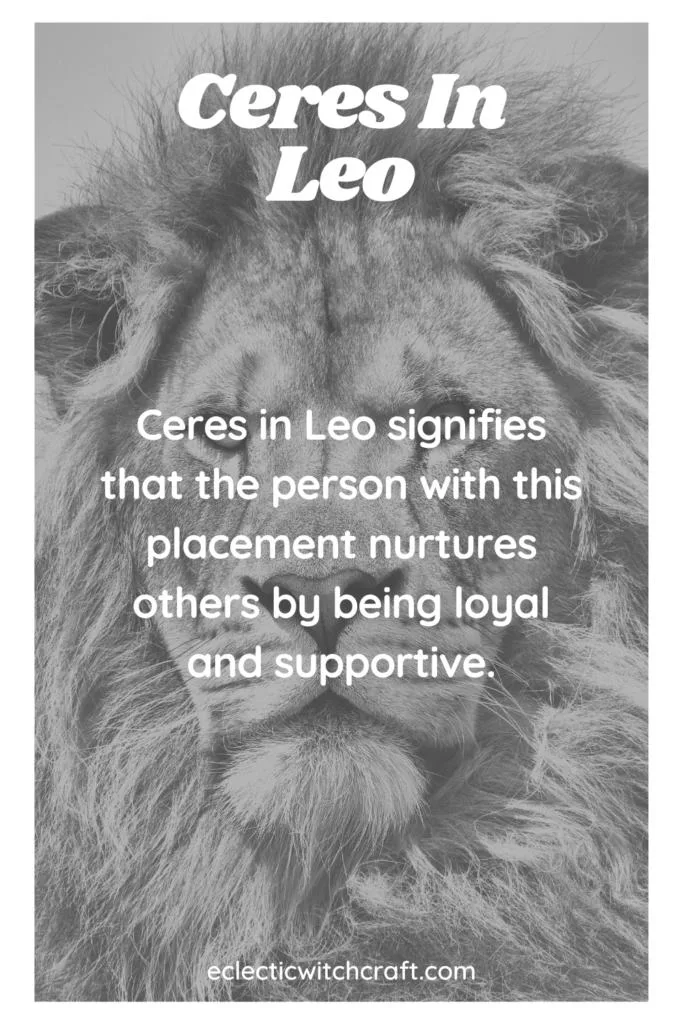 Ceres In Leo