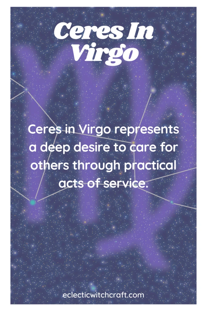 Ceres In Virgo