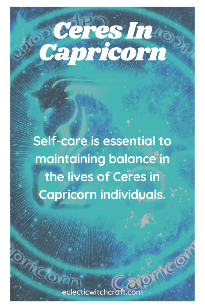 Ceres In Capricorn