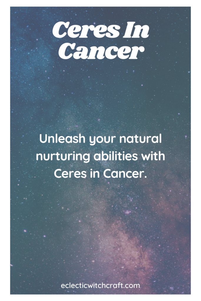 Ceres in Cancer