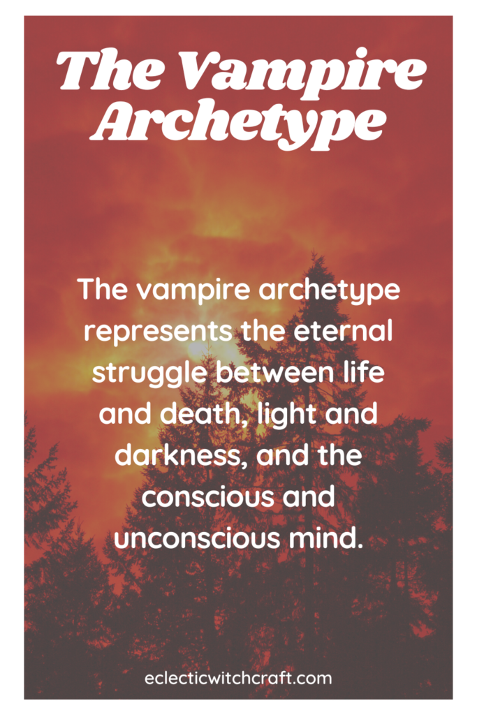The Vampire Archetype, ominous background