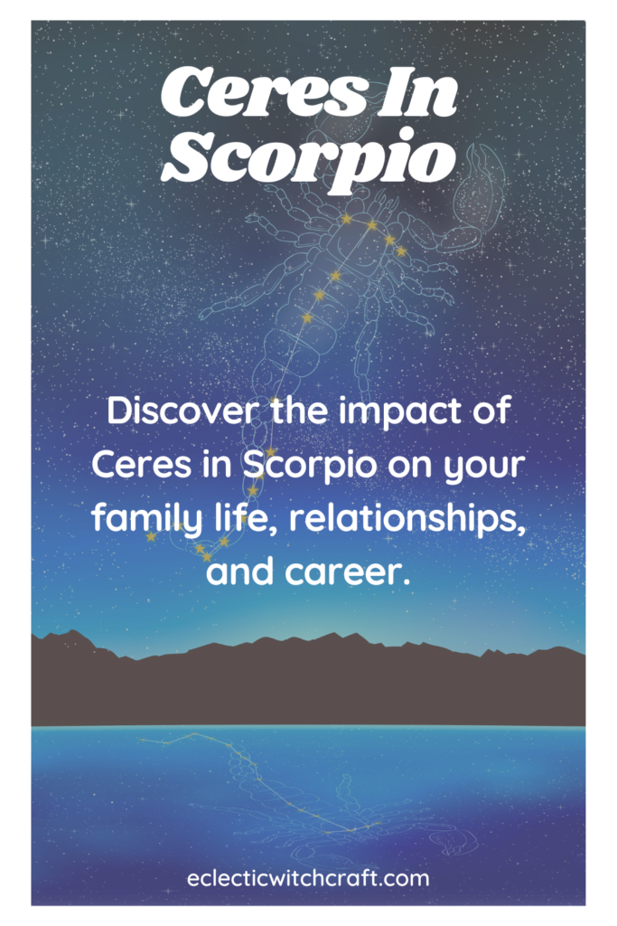 Ceres In Scorpio