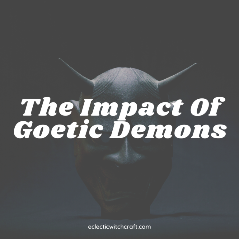The impact of Ars Goetia demons. Demonic imagery.