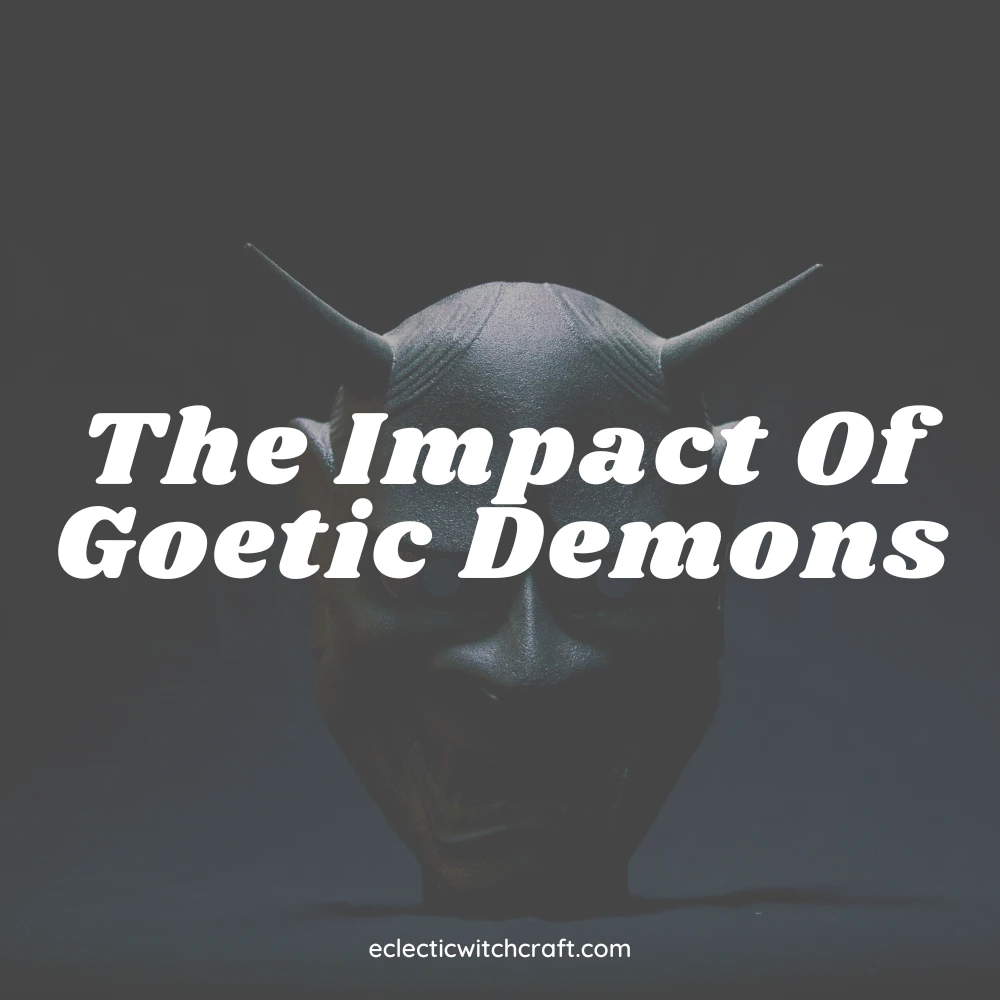 The impact of Ars Goetia demons. Demonic imagery.