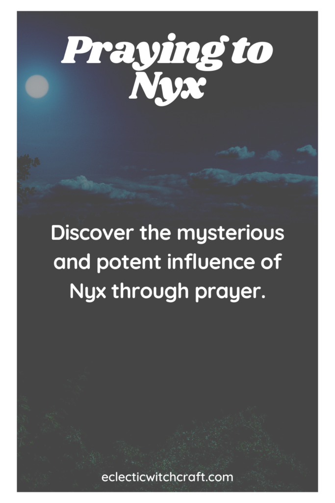 Goddess Nyx prayer