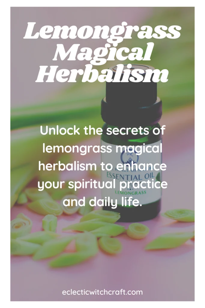 Lemongrass essential oil spiritual benefits