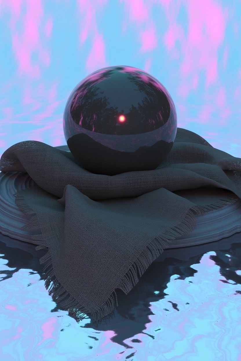 Volcanic glass forms when lava cools too fast for crystal structure to develop, freezing molten chaos into solid form. This mirrors Nyx's emergence from primordial Chaos before structure existed. The mirror surface reflects almost nothing in darkness except the smallest light source, demonstrating how working with Nyx means learning to see by minimal light rather than flooding everything with brightness. Ancient cultures used obsidian mirrors for scrying specifically because the black surface eliminates visual noise.