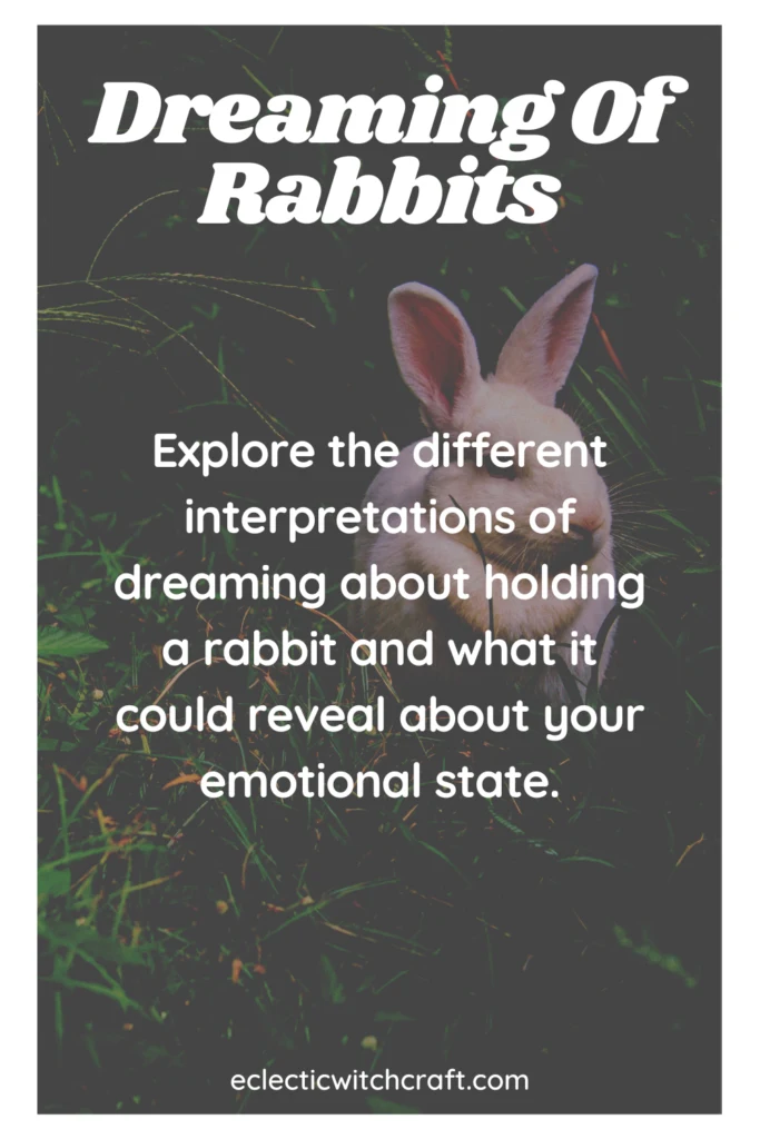 bunny rabbit dream