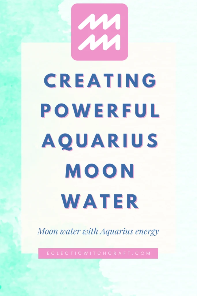 Aquarius moon water spells