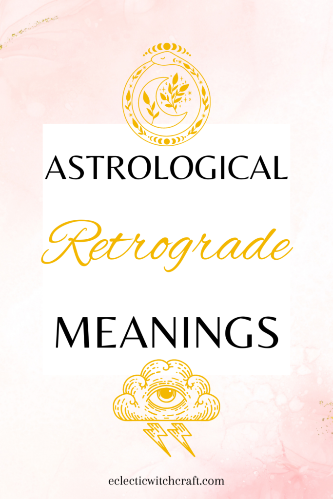 Astrological retrograde meaning