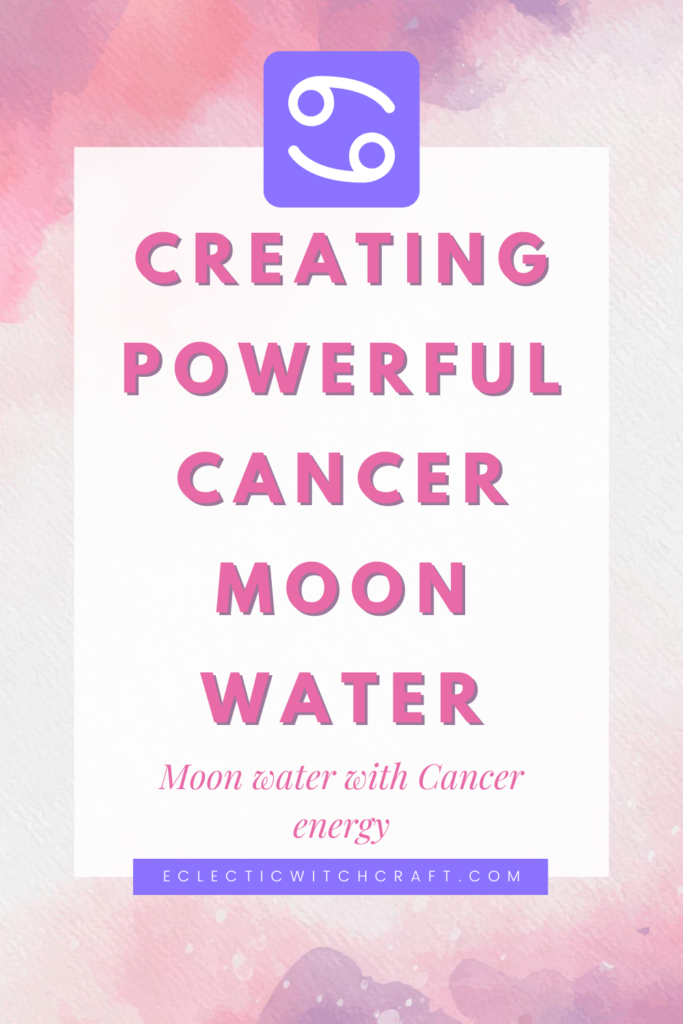 Cancer moon water magic