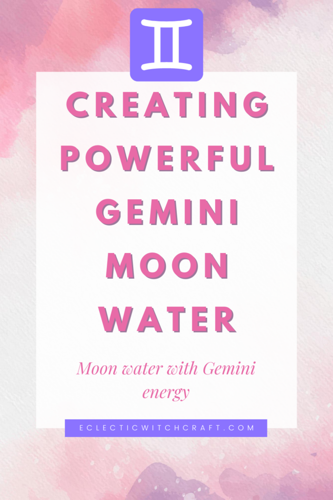 Gemini moon water magic