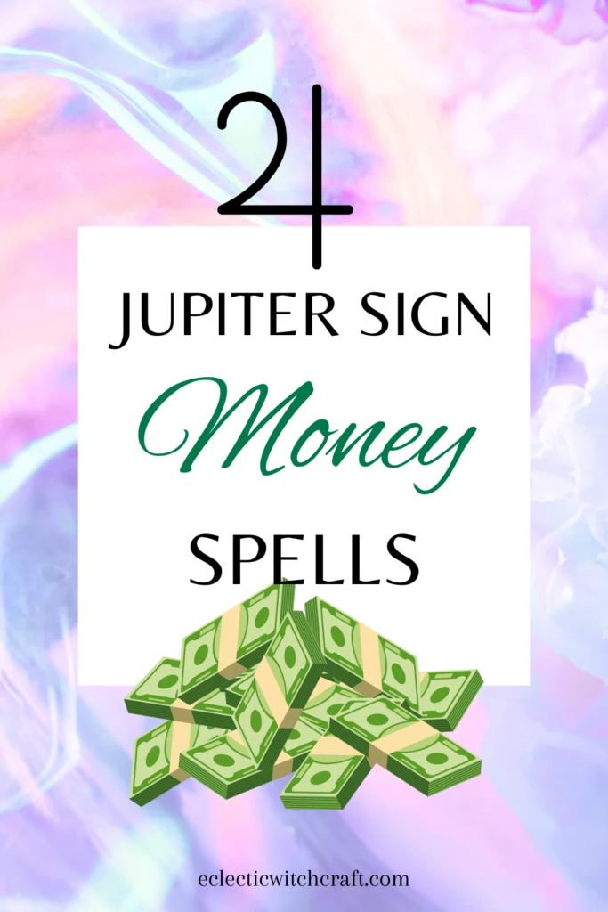 Jupiter sign money spells financial magick