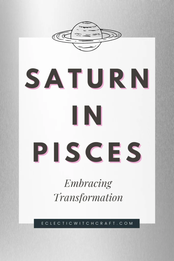 Saturn in Pisces karma