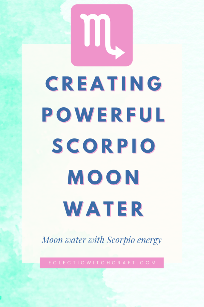 Scorpio moon water magic