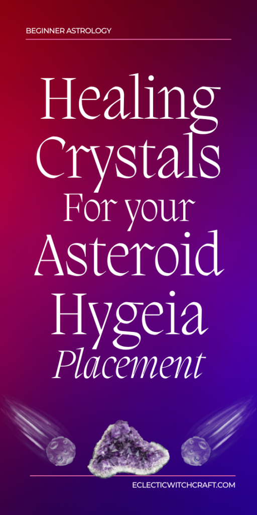 Asteroid Hygeia crystals