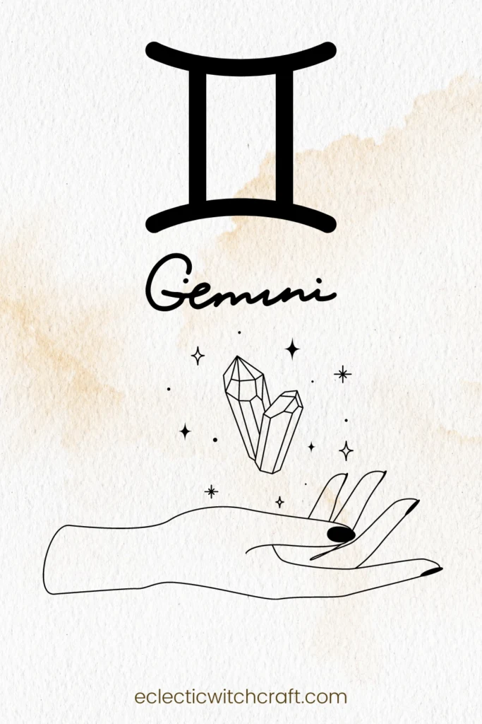 Gemini crystals for witches