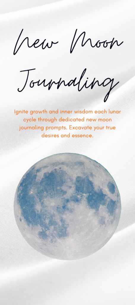 Journaling during the new moon