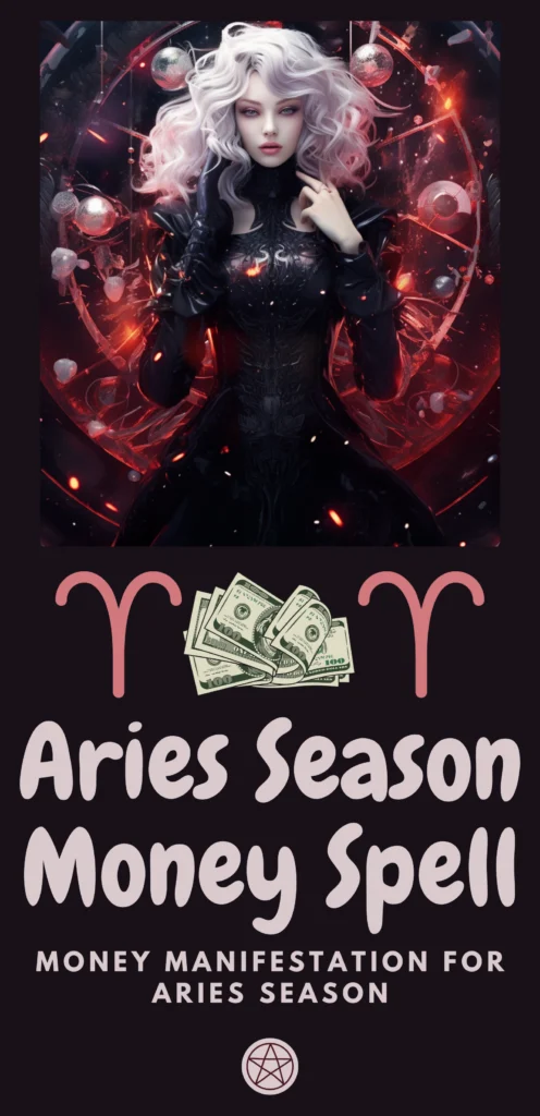 Money spell for Aries season